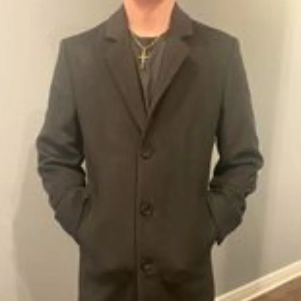 BRAND NEW NEVER WORN Michael Kors Men's Madison Wool Blend Modern-Fit Overcoat - Picture 5 of 17